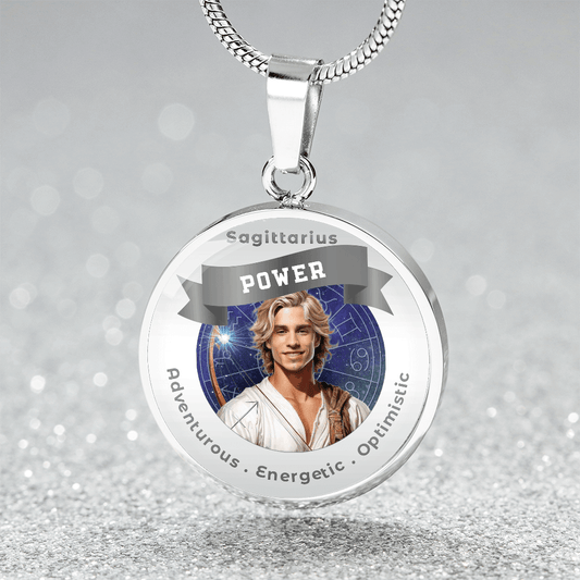 Divine Masculine Sagittarius - Charm Necklace ShineOn Fulfillment