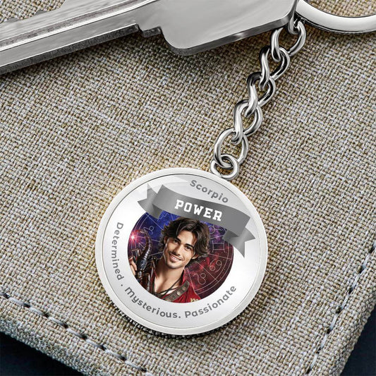 Divine Masculine Scorpio - Charm Keychain ShineOn Fulfillment