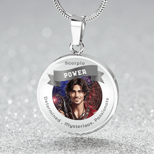 Divine Masculine Scorpio - Charm Necklace ShineOn Fulfillment