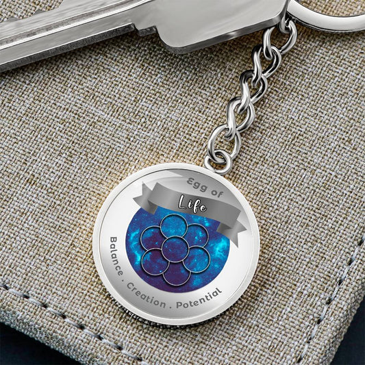 Egg of Life - Charm Keychain ShineOn Fulfillment