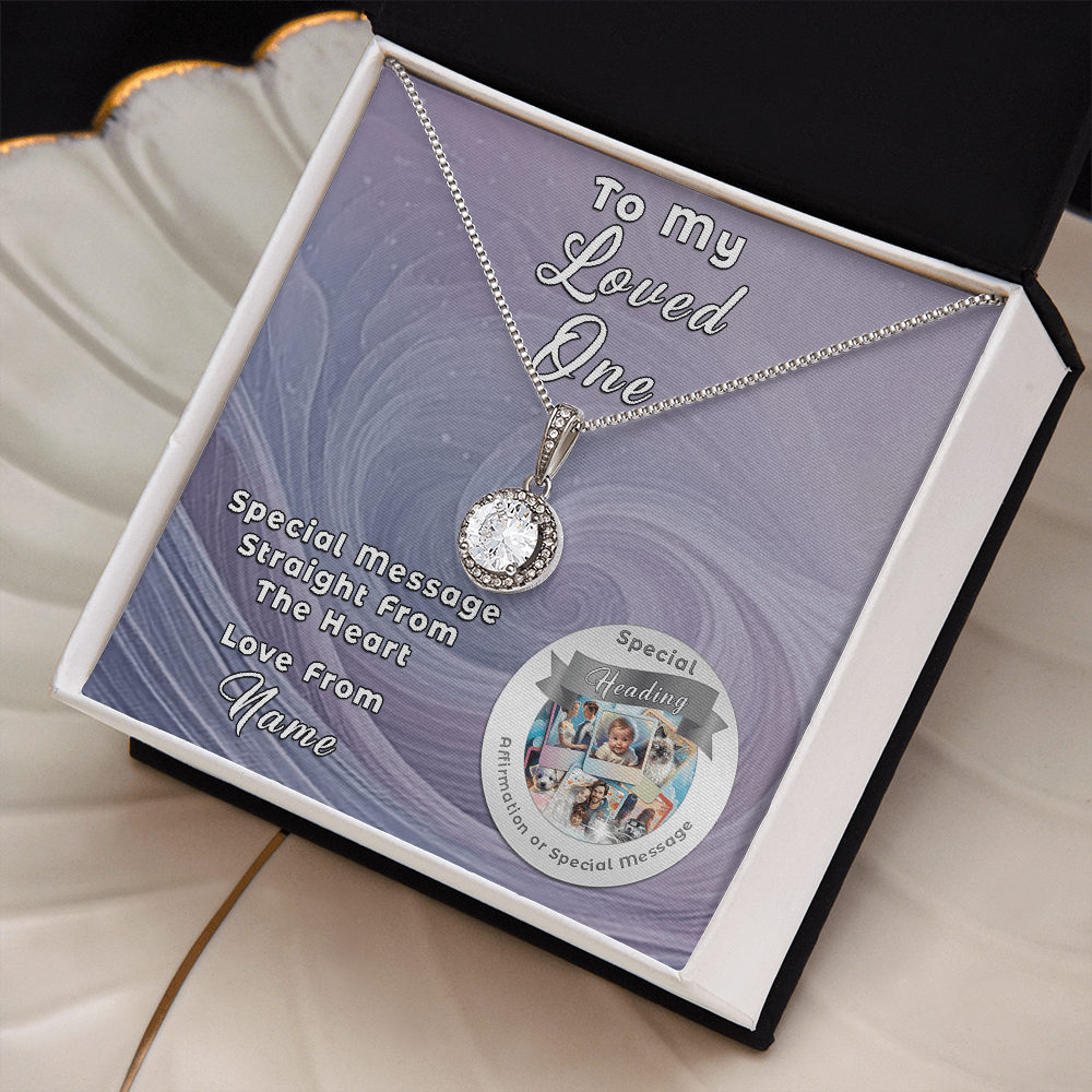 Eternal Hope Necklace with Custom Designed Message Card ShineOn Fulfillment