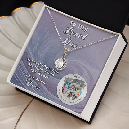 Eternal Hope Necklace with Custom Designed Message Card ShineOn Fulfillment