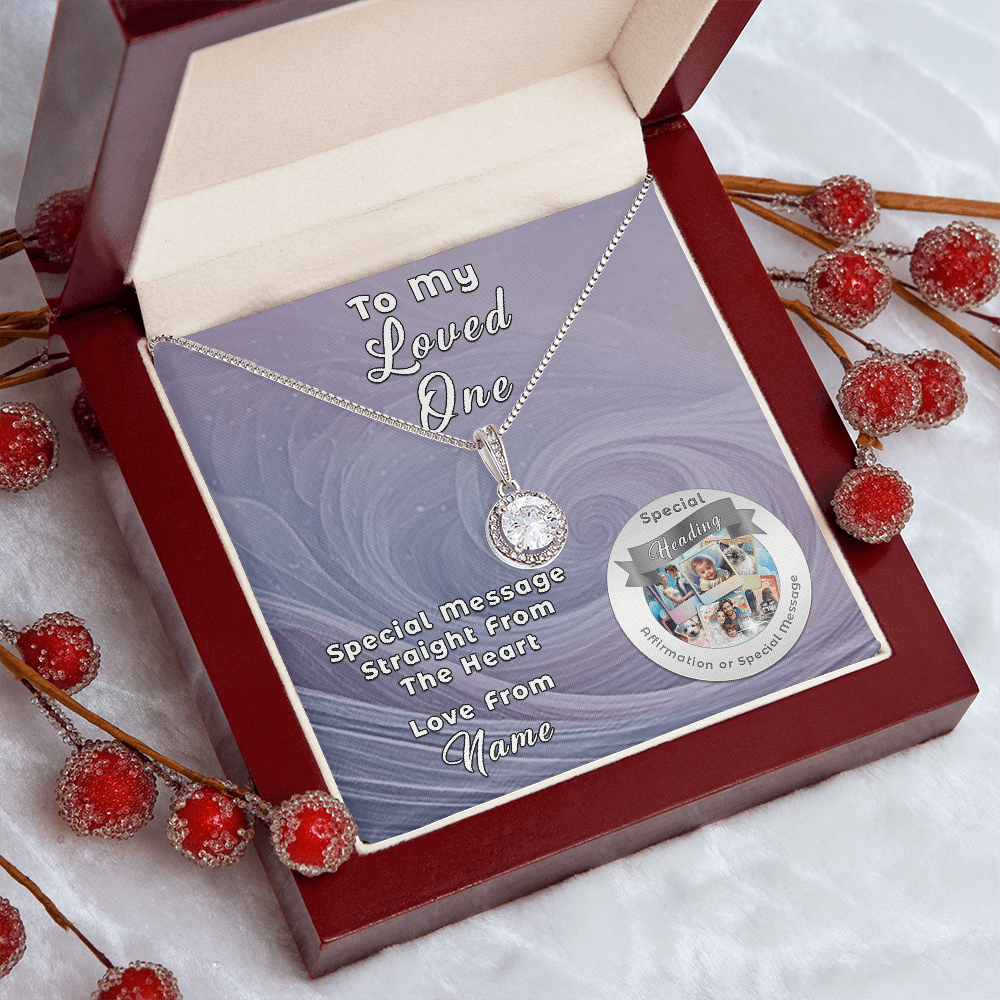 Eternal Hope Necklace with Custom Designed Message Card ShineOn Fulfillment