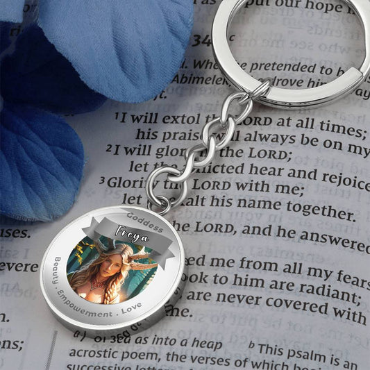 Freya - Charm Keychain For Beauty Empowerment Love ShineOn Fulfillment