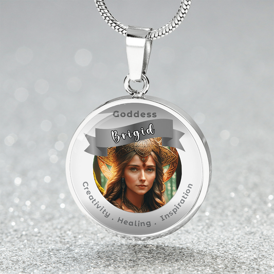 Goddess Brigid Charm Necklace ShineOn Fulfillment