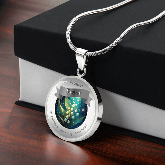 Lily of the Valley - Charm Necklace ShineOn Fulfillment