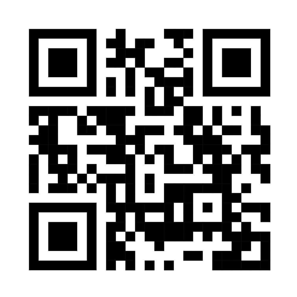 QR code for scanning to access additional information or website link