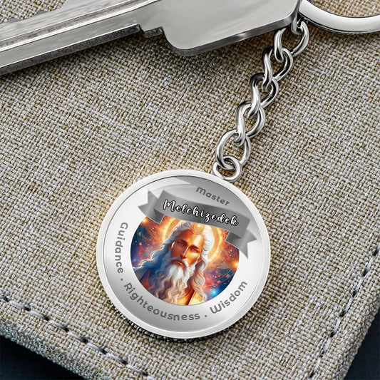 Melchizedek - Charm Keychain For Guidance, Righteousness & Wisdom ShineOn Fulfillment