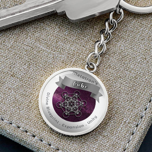 Metatron's cube - Charm Keychain ShineOn Fulfillment