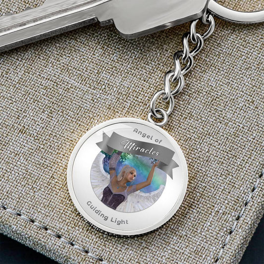 Miracles - Guardian Angel Charm Keychain ShineOn Fulfillment
