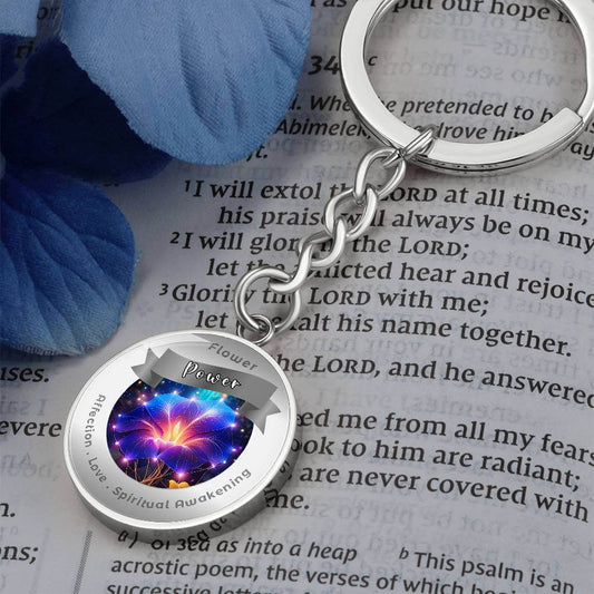 Morning Glory - Charm Keychain ShineOn Fulfillment