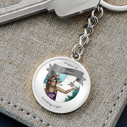 Nature - Guardian Angel Charm Keychain ShineOn Fulfillment