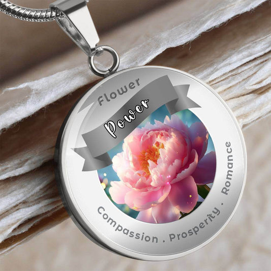 Peony - Charm Necklace ShineOn Fulfillment