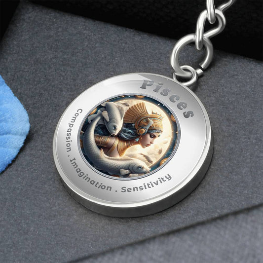 Pisces - Charm Keychain ShineOn Fulfillment