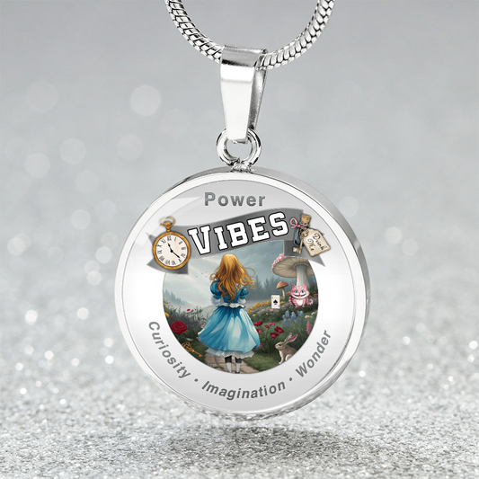 Power Vibes Charm Keychain - Wonderland Dreamer ShineOn Fulfillment
