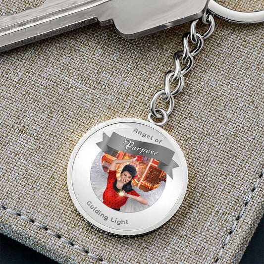 Purpose - Guardian Angel Charm Keychain ShineOn Fulfillment