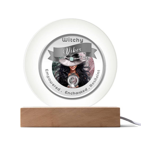 Radiant LED Light - Witchy Vibes - Black ShineOn Fulfillment