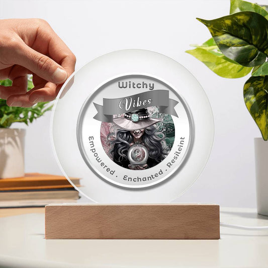 Radiant LED Light - Witchy Vibes - Grey ShineOn Fulfillment