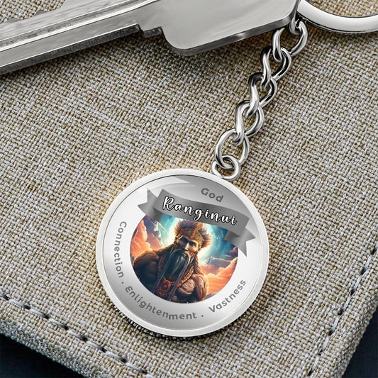 Ranginui- Charm Keychain For Connection Enlightenment Vastiness ShineOn Fulfillment