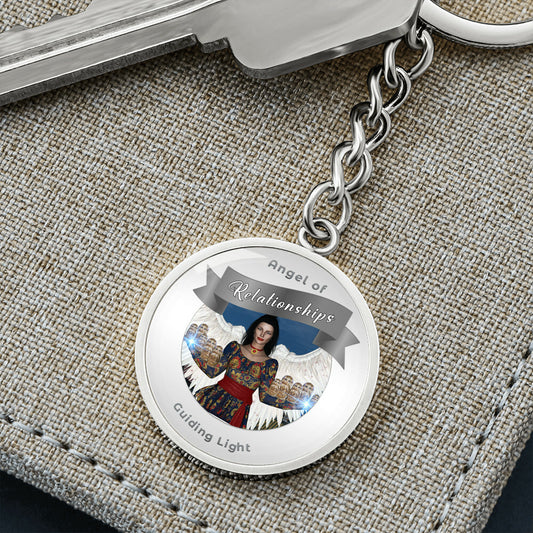 Relationships - Guardian Angel Charm Keychain ShineOn Fulfillment