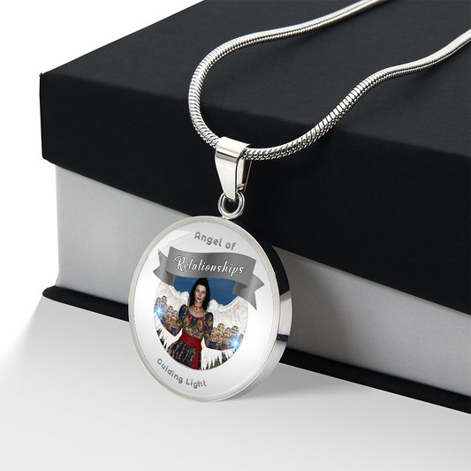 Relationships - Guardian Angel Charm Necklace ShineOn Fulfillment