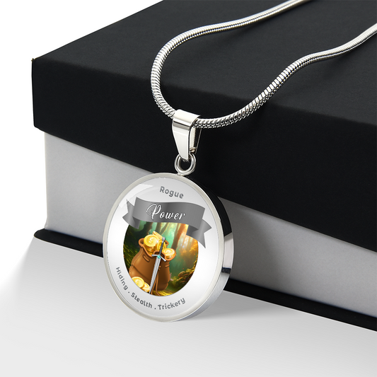 Rogue 2 - RPG Fantasy Charm Necklace ShineOn Fulfillment