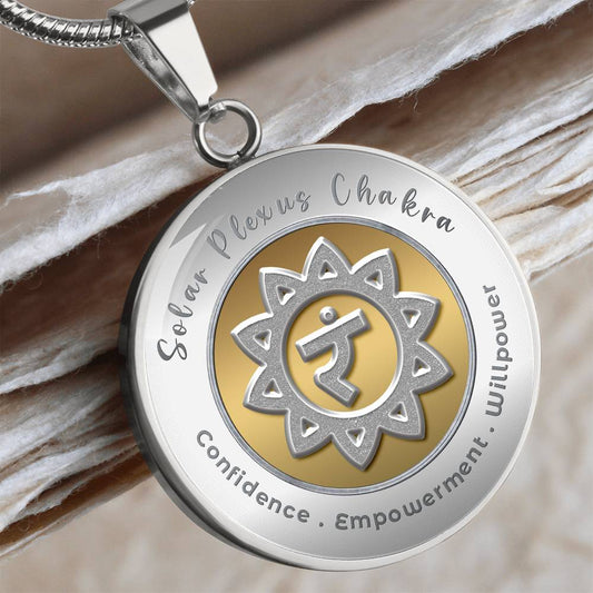 Solar Plexus Chakra - Confidence Empowerment Willpower - Charm Necklace ShineOn Fulfillment