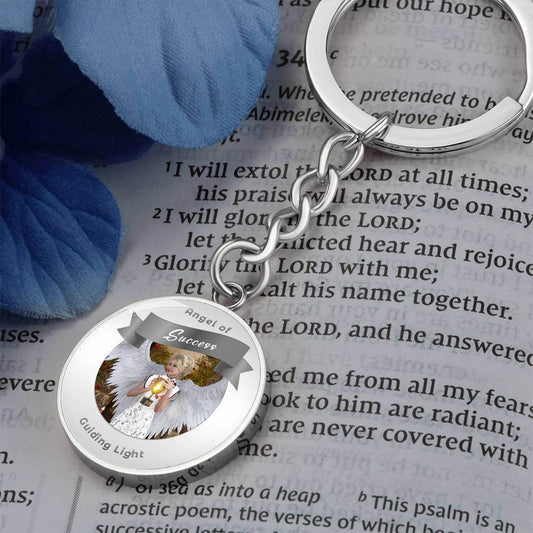 Success - Guardian Angel Charm Keychain ShineOn Fulfillment