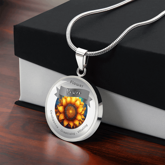 Sunflower - Charm Necklace ShineOn Fulfillment