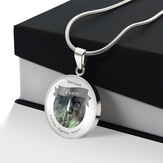 Warlock - RPG Fantasy Charm Necklace ShineOn Fulfillment