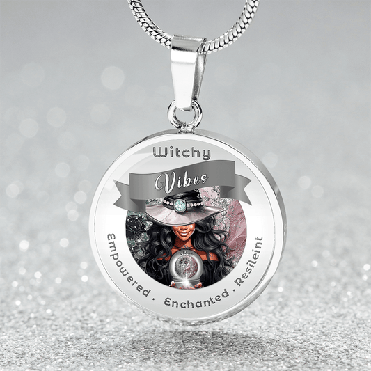 Witchy Vibes - Dark - Charm Necklace ShineOn Fulfillment