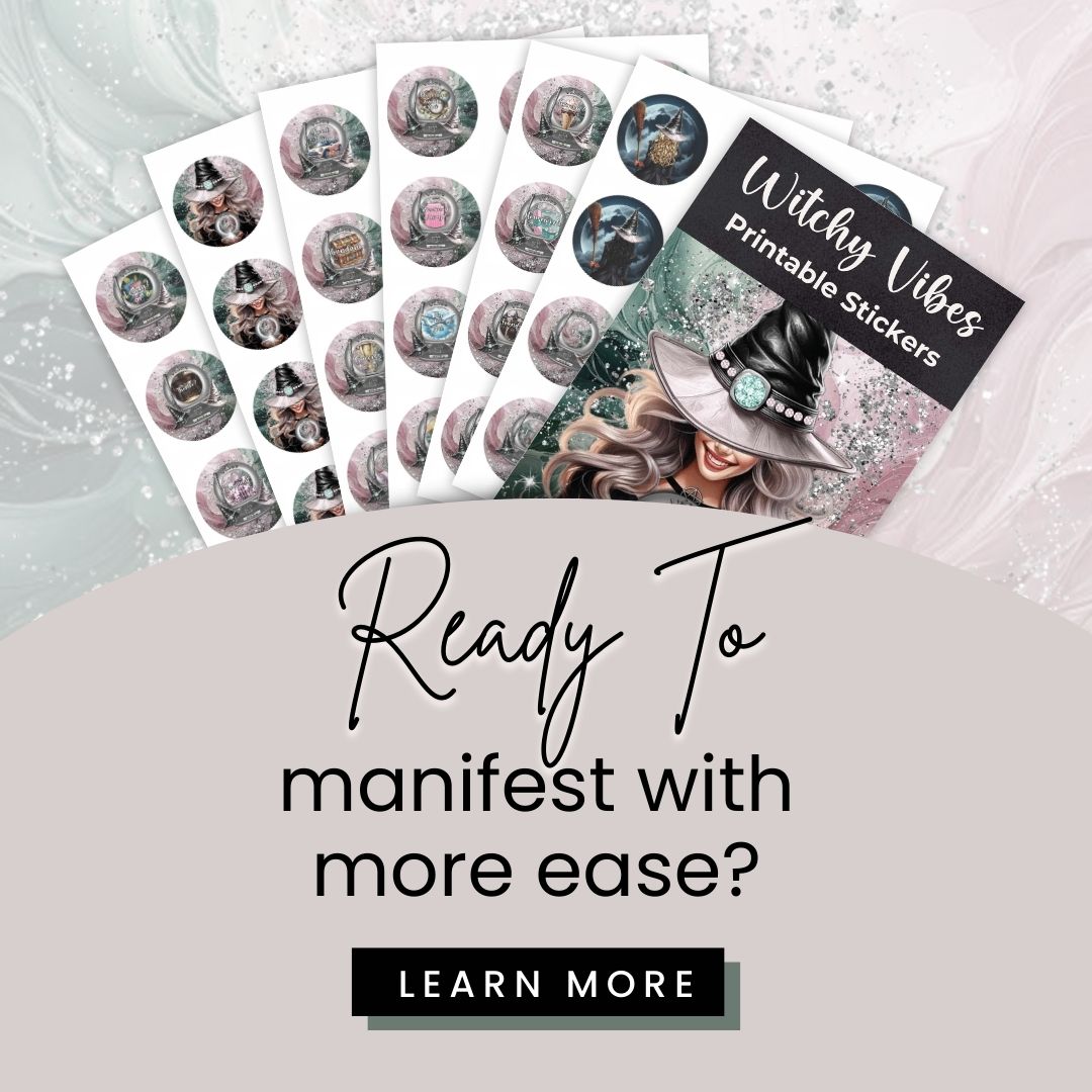 Witchy Vibes Printable Stickers More Than Charms Digital