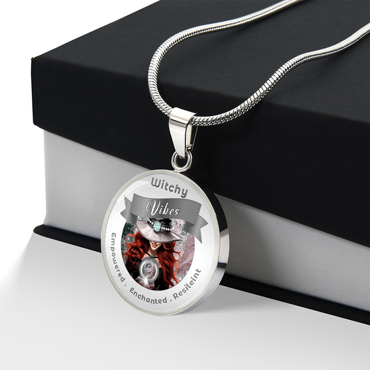 Witchy Vibes - Red - Charm Keychain ShineOn Fulfillment