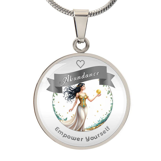 Abundance Affirmation Pendant