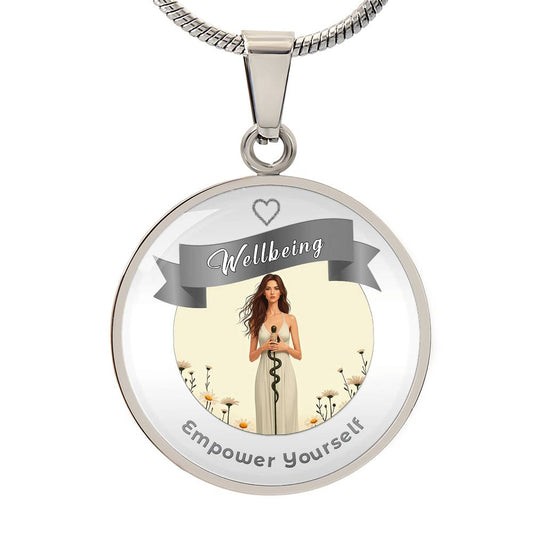 Wellbeing Affirmation Pendant