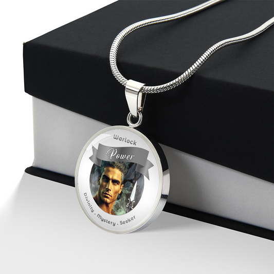 Warlock - RPG Fantasy Charm Necklace ShineOn Fulfillment