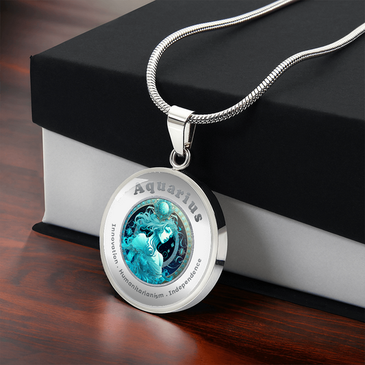 Aquarius - Charm Necklace ShineOn Fulfillment