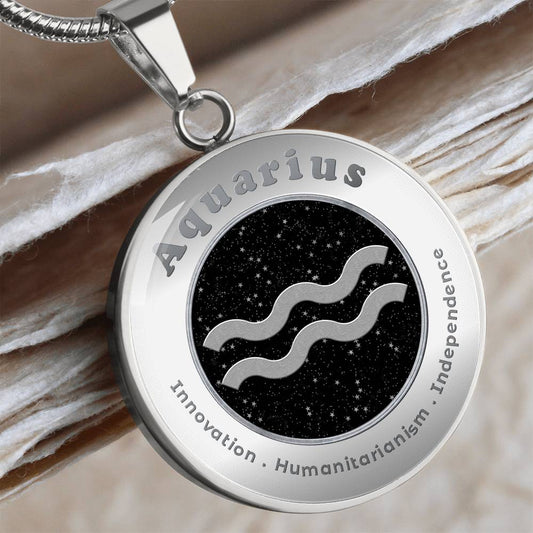 Aquarius - Charm Necklace ShineOn Fulfillment