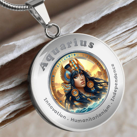 Aquarius - Charm Necklace ShineOn Fulfillment