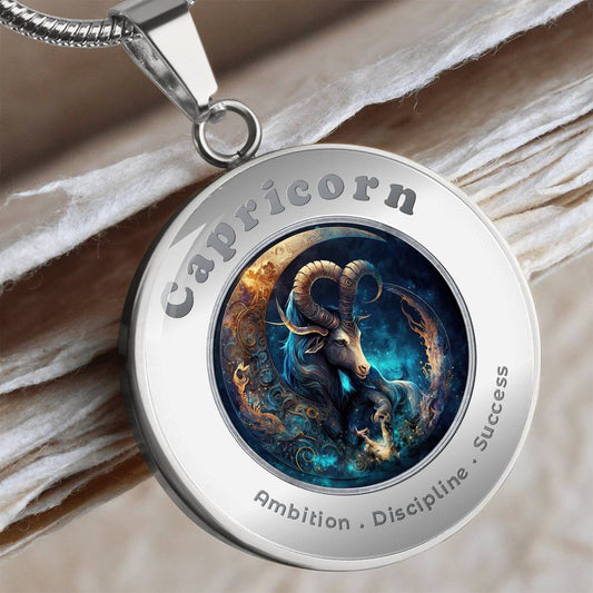 Capricorn - Charm Necklace ShineOn Fulfillment
