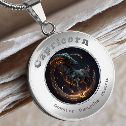 Capricorn - Charm Necklace ShineOn Fulfillment