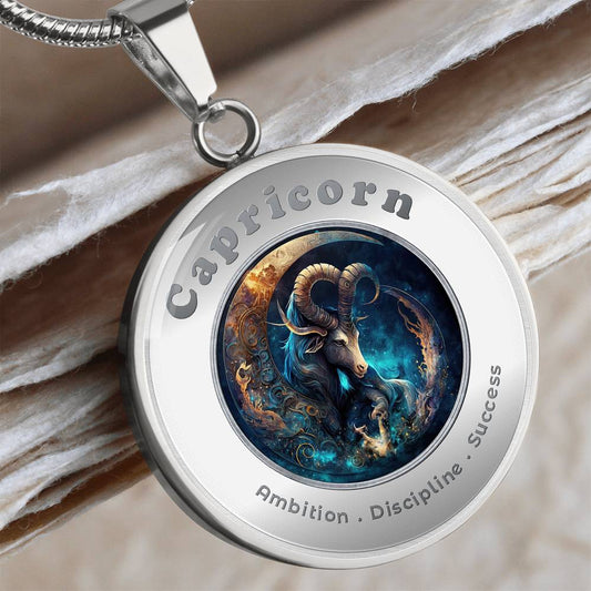 Capricorn - Charm Necklace ShineOn Fulfillment