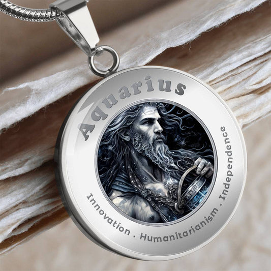 Aquarius - Charm Necklace ShineOn Fulfillment