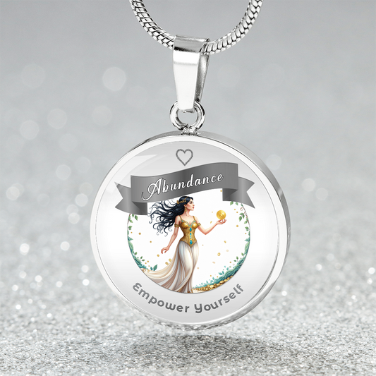 Abundance Affirmation Pendant