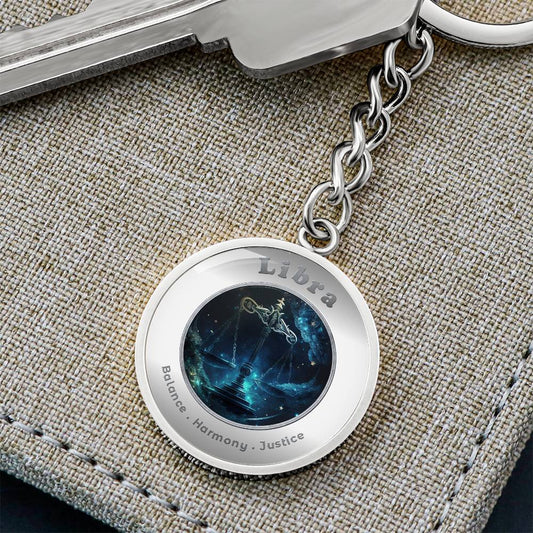 Libra - Charm Keychain ShineOn Fulfillment