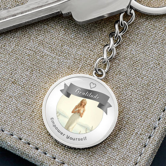 Gratitude Affirmation Keychain