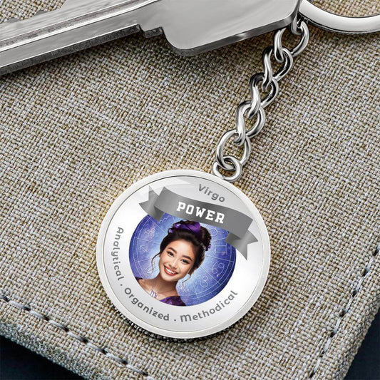 Divine Feminine Virgo - Charm Keychain ShineOn Fulfillment
