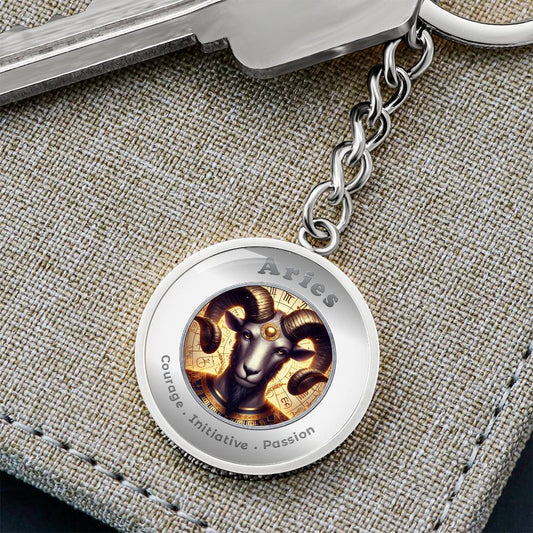 Aries - Charm Keychain ShineOn Fulfillment