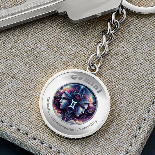 Gemini - Charm Keychain ShineOn Fulfillment