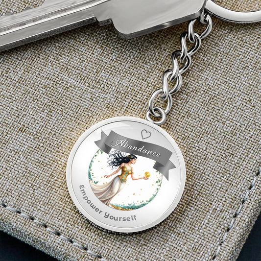 Abundance Affirmation Keychain